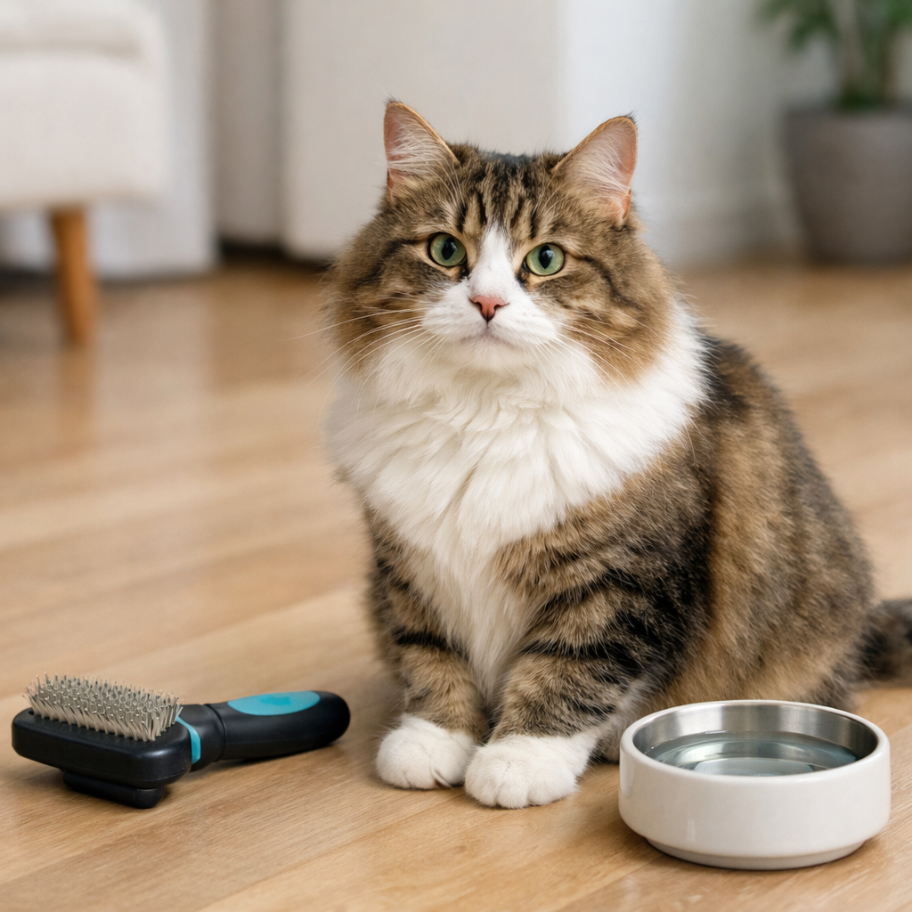 cat hairball remedy