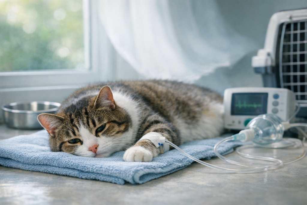 hyperthermia in cats