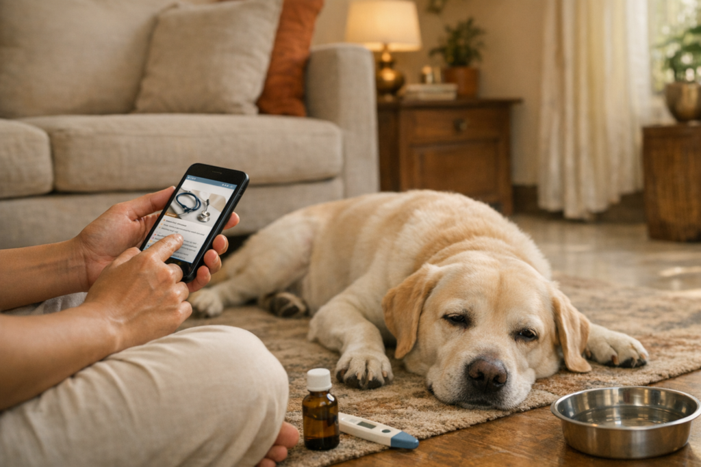 vomiting blood in dogs
