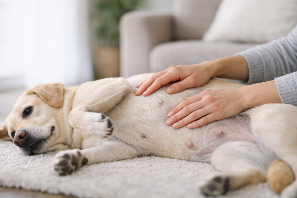 bloat in dogs symptoms