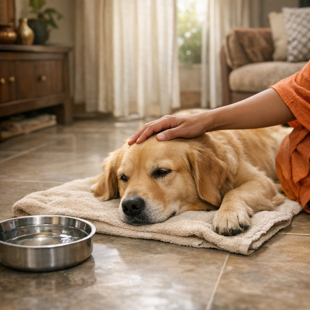 dog heat stroke symptoms