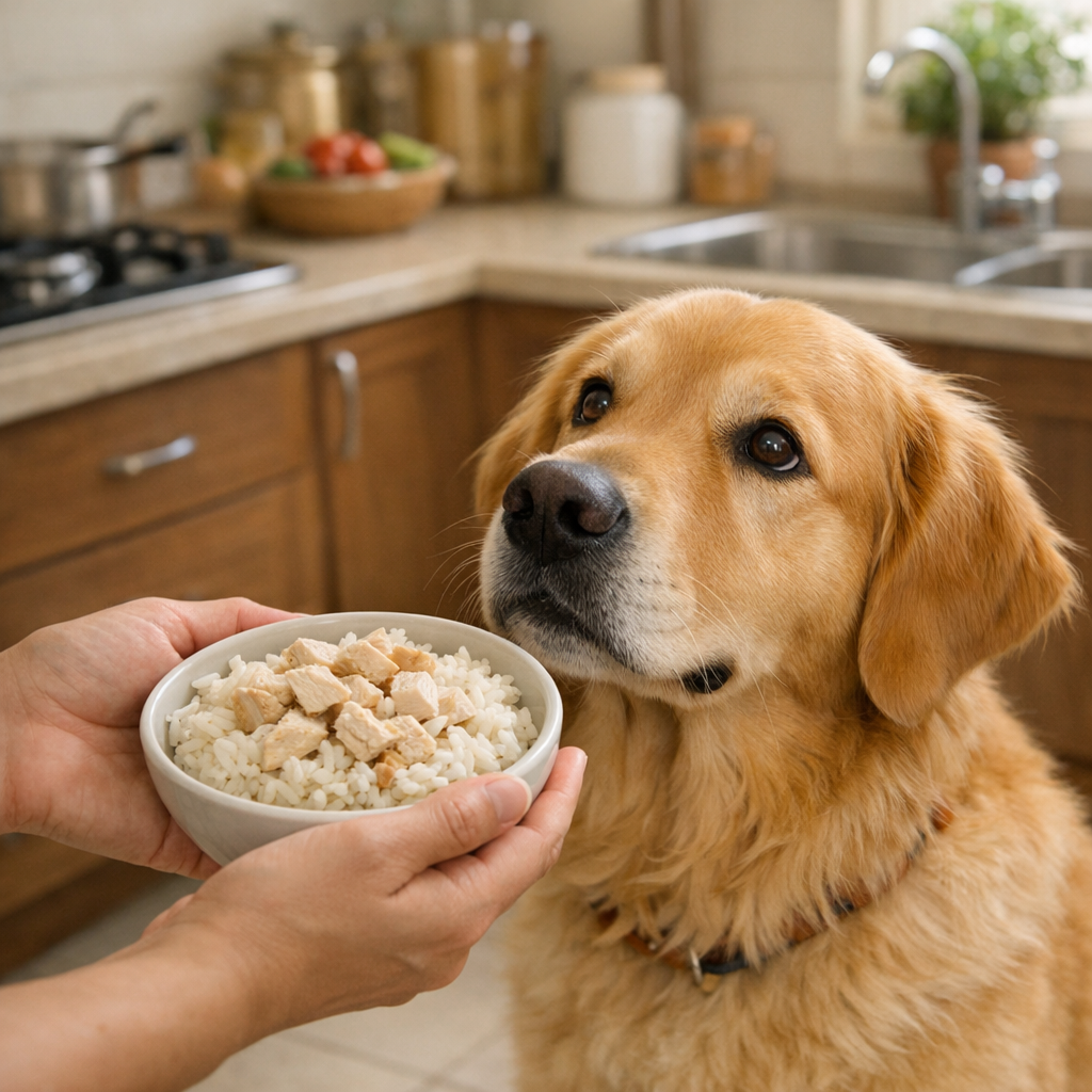 dog upset stomach diet
