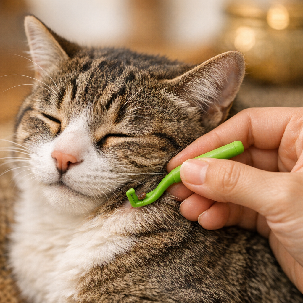ticks in cats