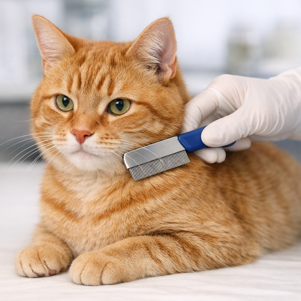 treat cat flea infestation