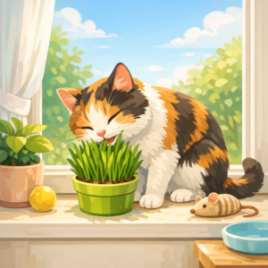 The Benefits of Cat Grass: A Green Addition for Your Feline Friend
