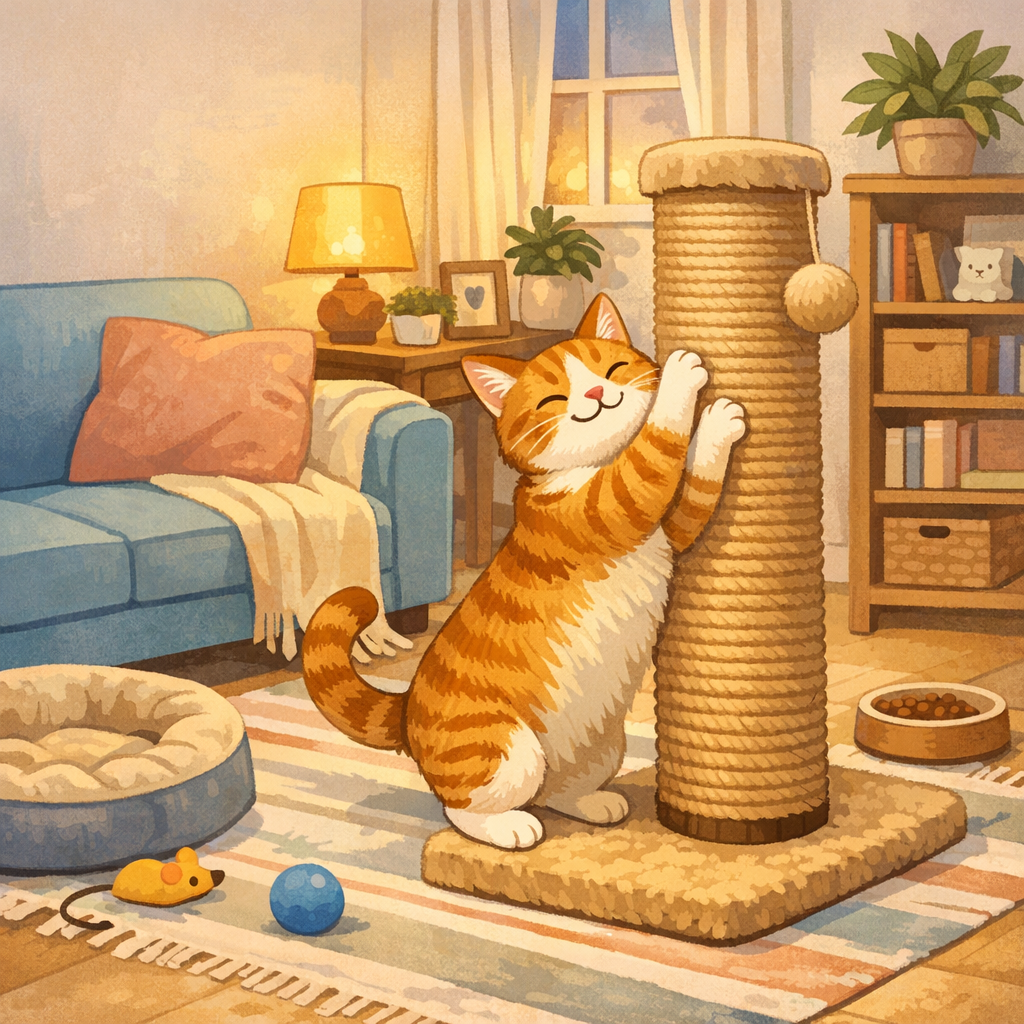 stop cat scratching furniture