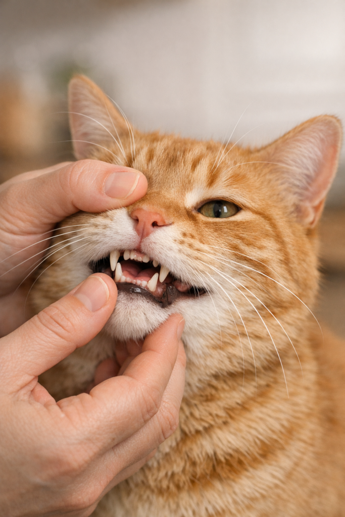 cat dental disease signs